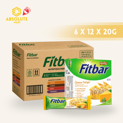 [CARTON] FITBAR Cheese Delight 20G X 12 X 6 (PACK)