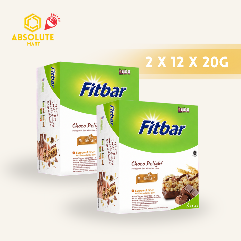 [TWIN PACK] FITBAR Choco Delight 20G X 12 X 2 (PACK)