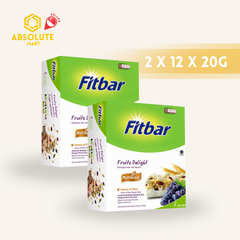 [TWIN PACK] FITBAR Fruits Delight 20G X 12 X 2 (PACK)