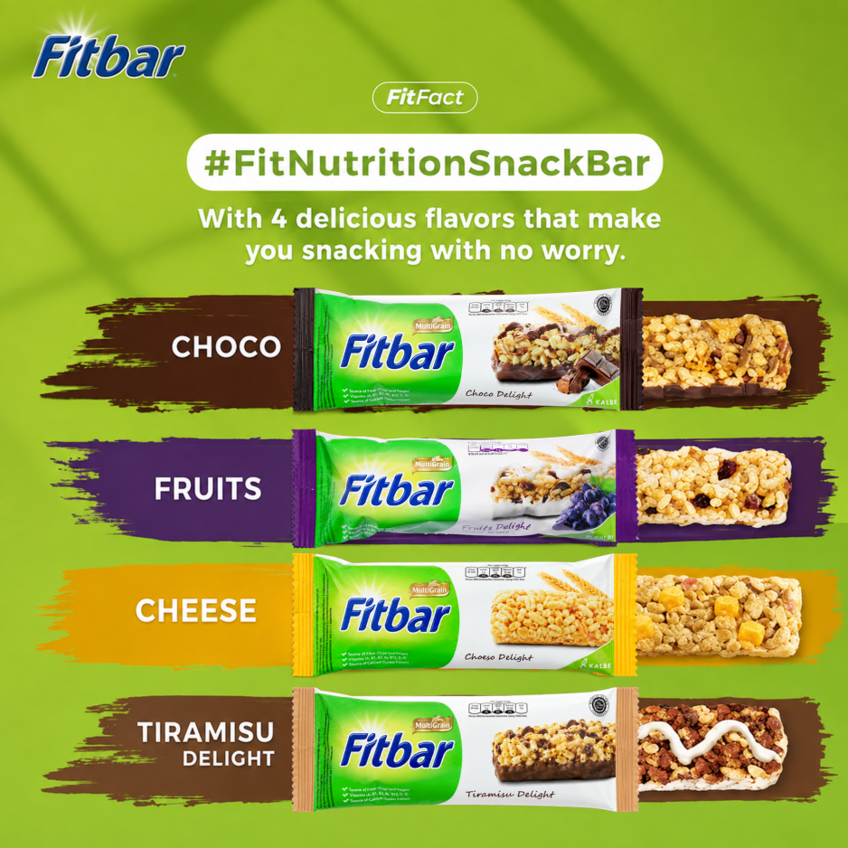 [TWIN PACK] FITBAR Fruits Delight 20G X 12 X 2 (PACK)