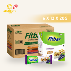 [CARTON] FITBAR Fruits Delight 20G X 12 X 6 (PACK)