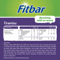 [TWIN PACK] FITBAR Tiramisu Delight 20G X 12 X 2 (PACK)