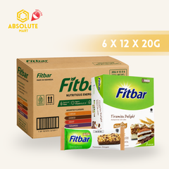 [CARTON] FITBAR Tiramisu Delight 20G X 12 X 6 (PACK)