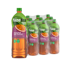 H&E Fuze Passionfruit Tea 1.5L X 12 (BOTTLES)