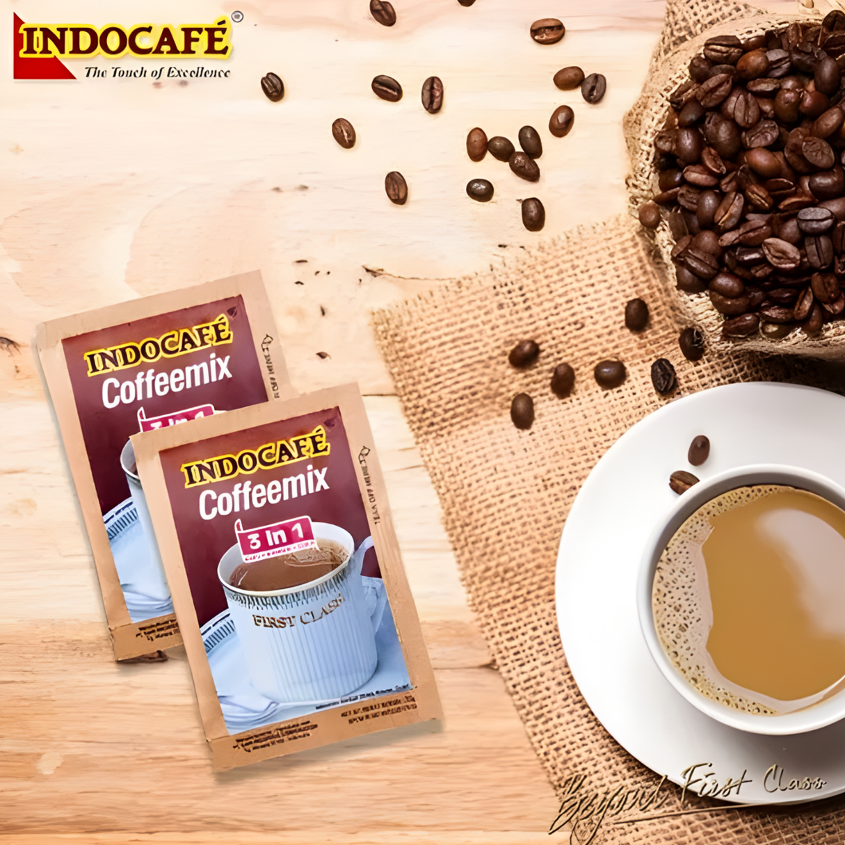 [TWIN PACK] INDOCAFE Coffeemix 3-IN-1 2 PACK X 100 STICKS X 20G (SACHETS)