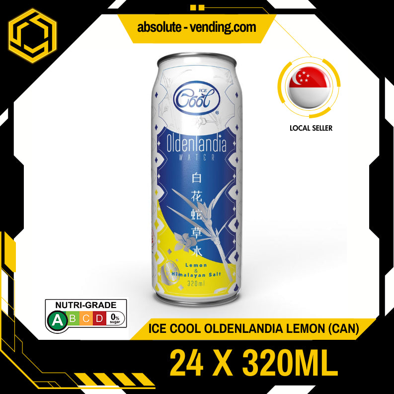 ICE COOL Oldenlandia Lemon Water 320ML X 24 (CAN)