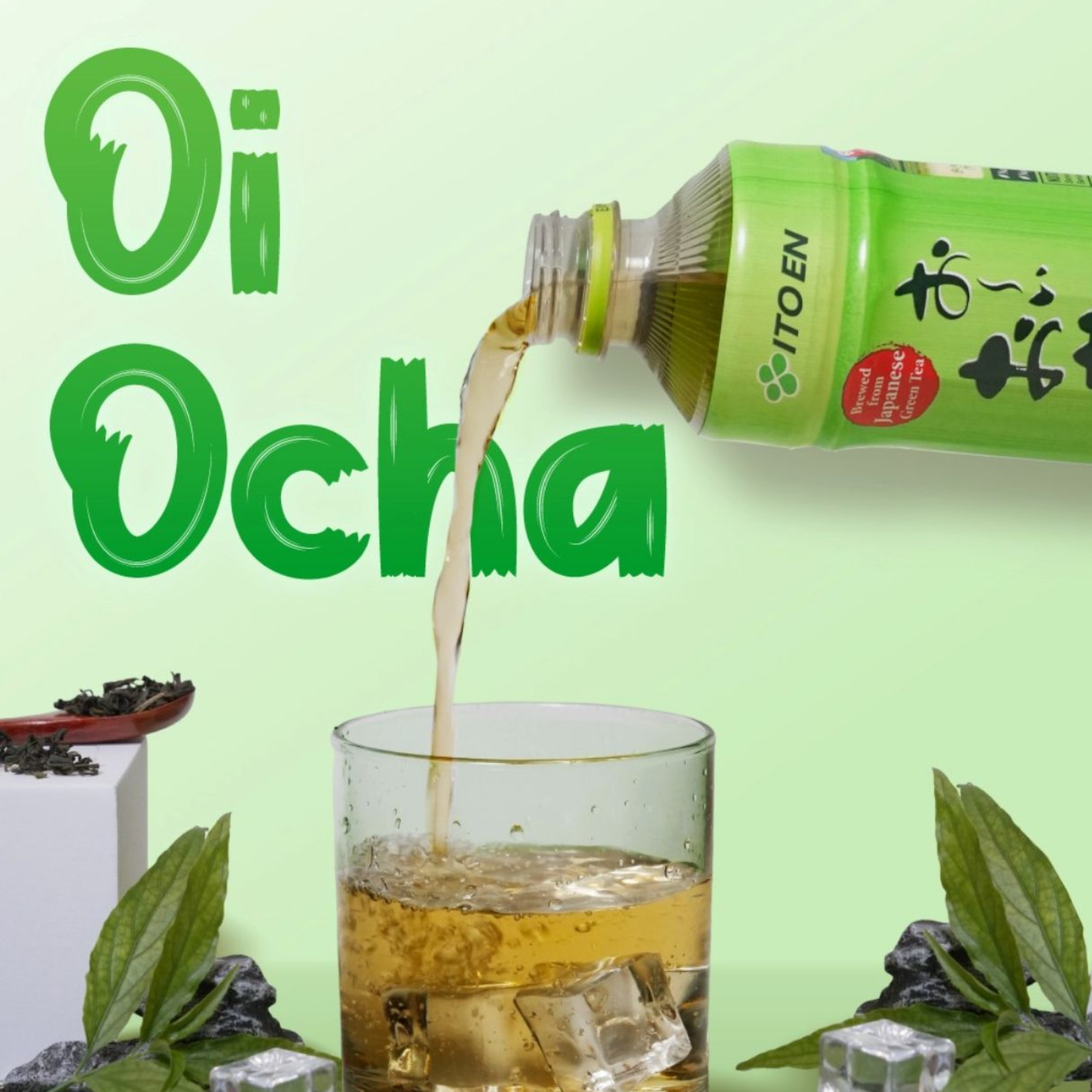 ITO EN Oi Ocha Unsweetened Japanese Green Tea 1L X 12 (BOTTLE)