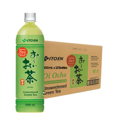ITO EN Oi Ocha Unsweetened Japanese Green Tea 1L X 12 (BOTTLE)