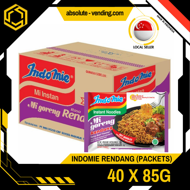 INDOMIE Mee Goreng Rendang 40 PACK X 91G (PACKETS)