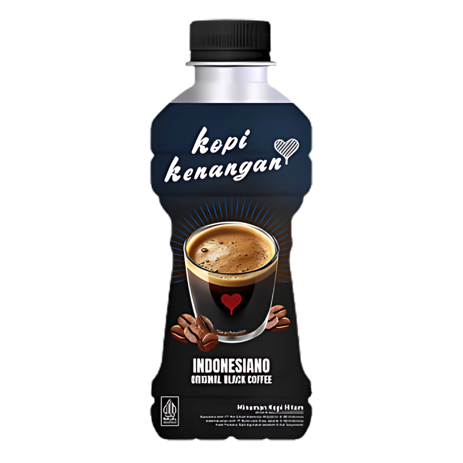 KOPI KENANGAN Indonesiano Black Coffee 200ML X 24 (BOTTLE)