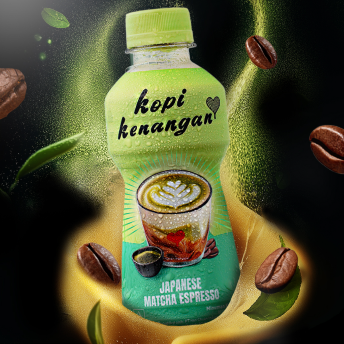 KOPI KENANGAN Japanese Matcha Espresso 220ML X 24 (BOTTLE)