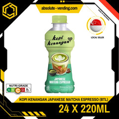 KOPI KENANGAN Japanese Matcha Espresso 220ML X 24 (BOTTLE)