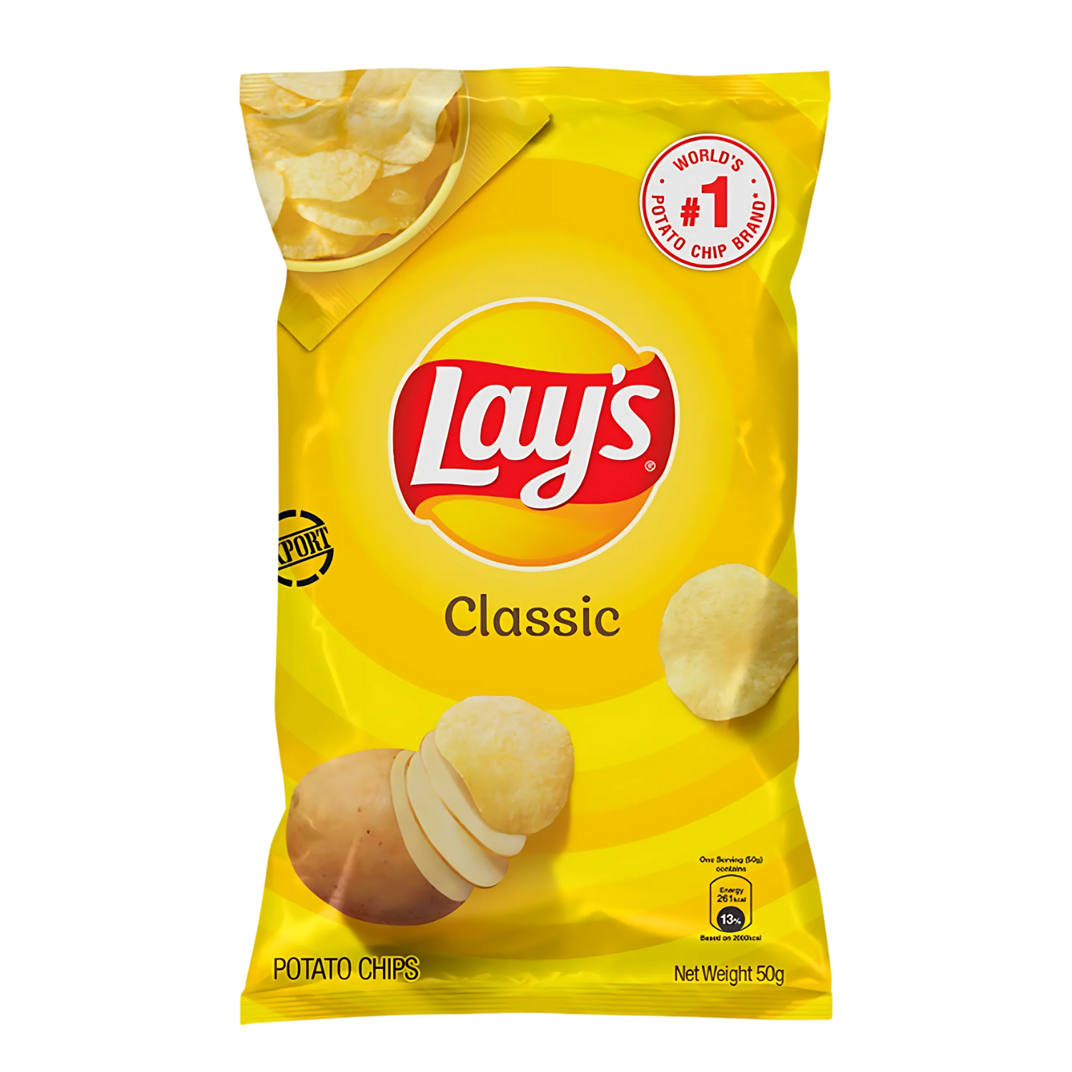 [SINGLE BUNDLE] LAY'S Classic 50G X 6 (PACKETS)