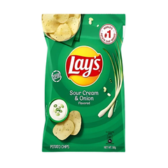 [SINGLE BUNDLE] LAY'S Sour Cream & Onion 50G X 6 (PACKETS)