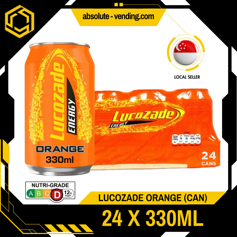 LUCOZADE Energy Orange 330ML X 24 (CAN)