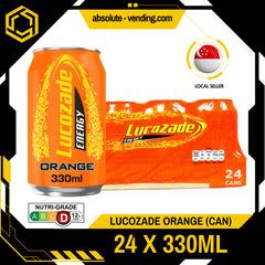 LUCOZADE Energy Orange 330ML X 24 (CAN)