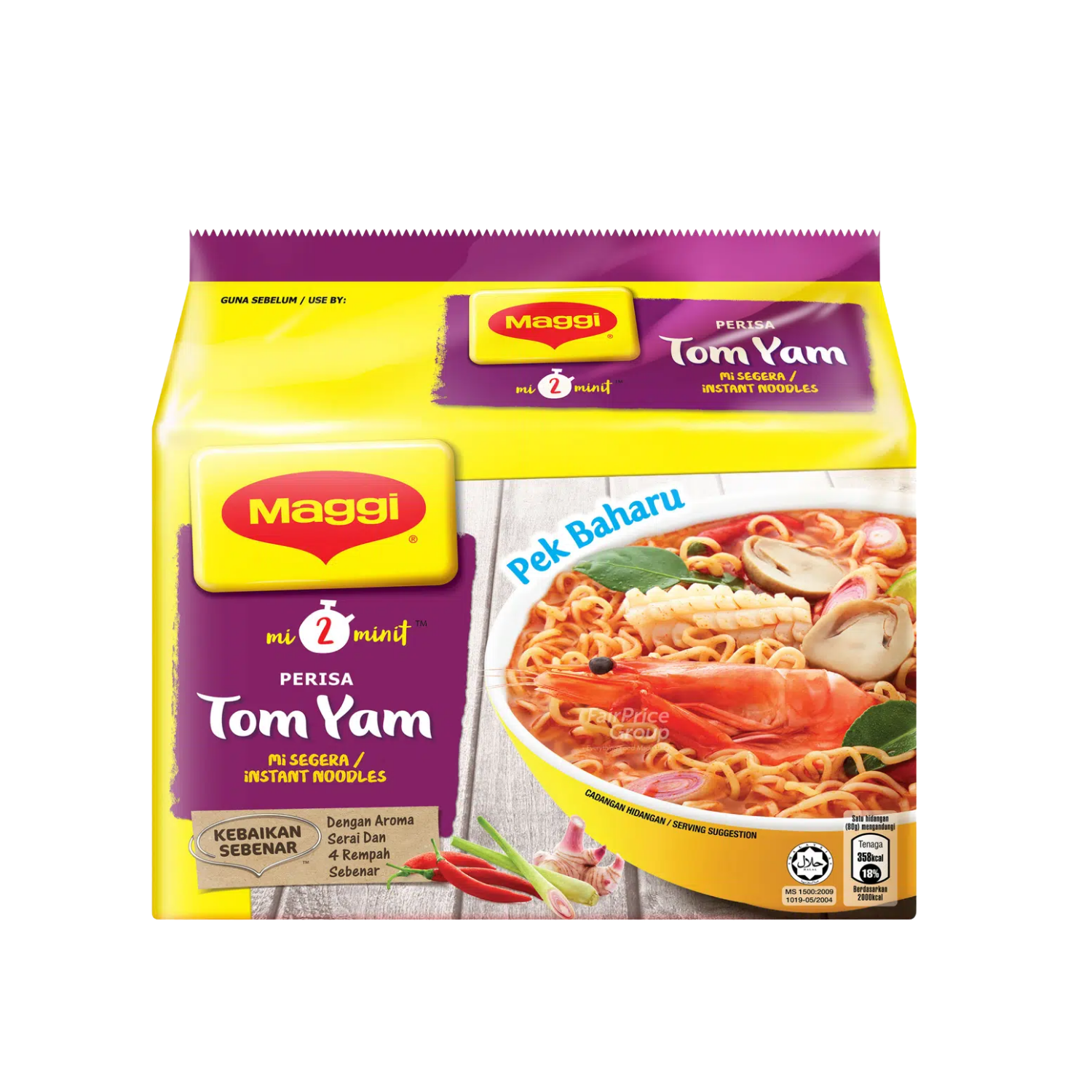 MAGGI Noodles Tom Yam Flavour 12 X 5 X 77G (60 PACKETS)