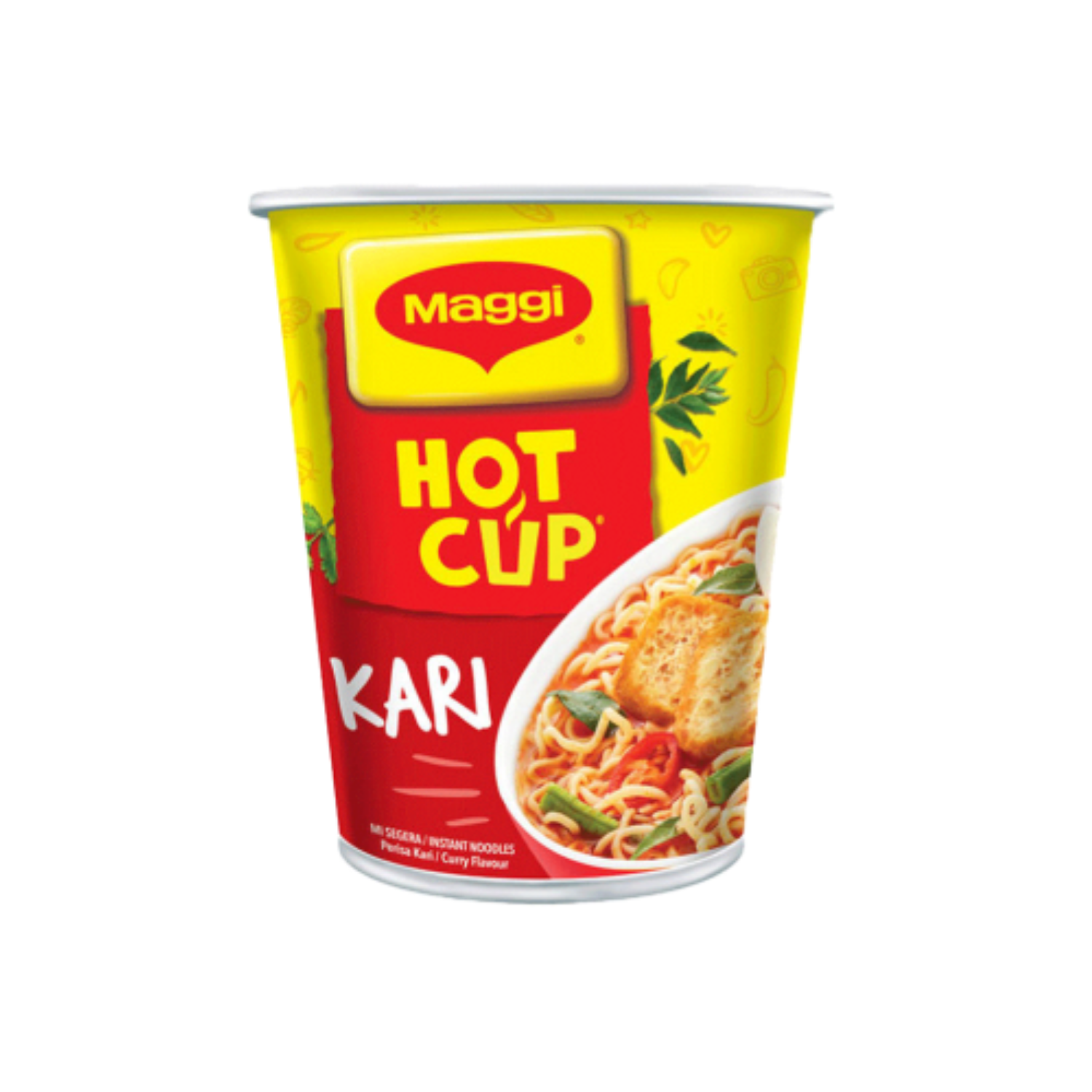 [CARTON] MAGGI Curry HOT CUP Noodles 59G X 54 (CUPS)
