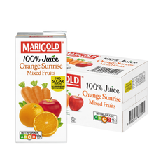 MARIGOLD 100% Orange Sunrise Mixed Fruit Juice 1L X 12 (TETRA)