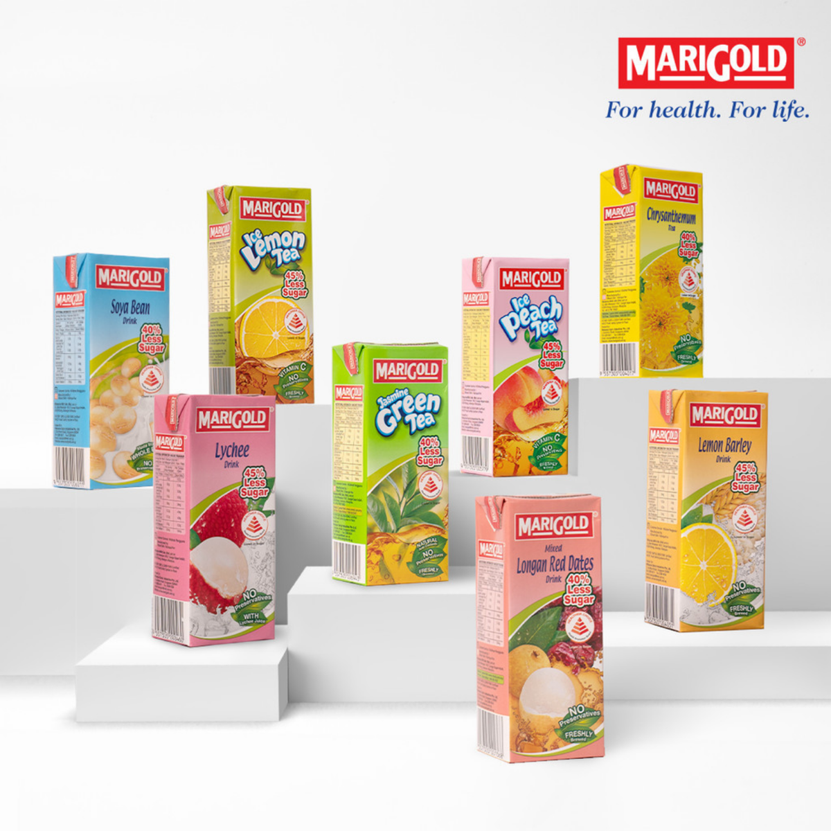 MARIGOLD Asian Drink Chrysanthemum Tea 250ML X 24 (TETRA)