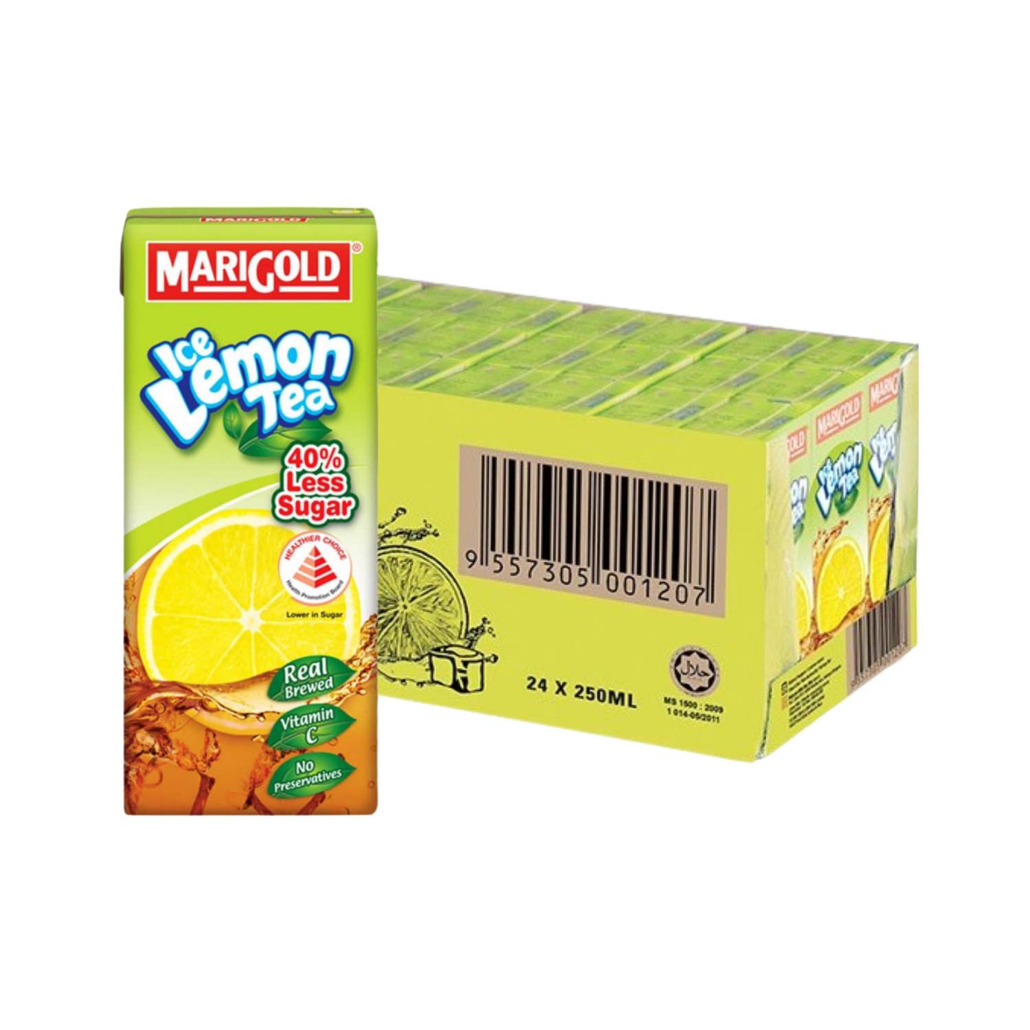 MARIGOLD Asian Drink Lemon Tea 250ML X 24 (TETRA)
