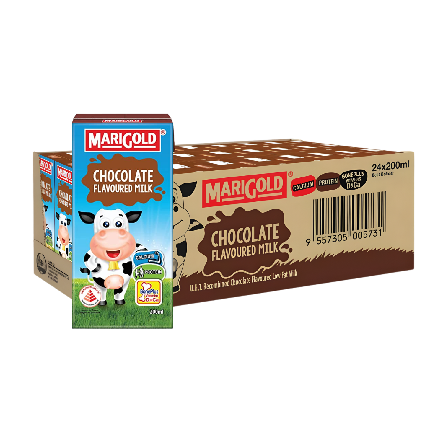 MARIGOLD UHT Chocolate Milk 200ML X 24 (TETRA)