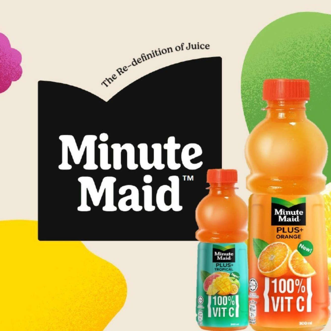MINUTE MAID Plus Tropical 300ML X 24 (BOTTLE)