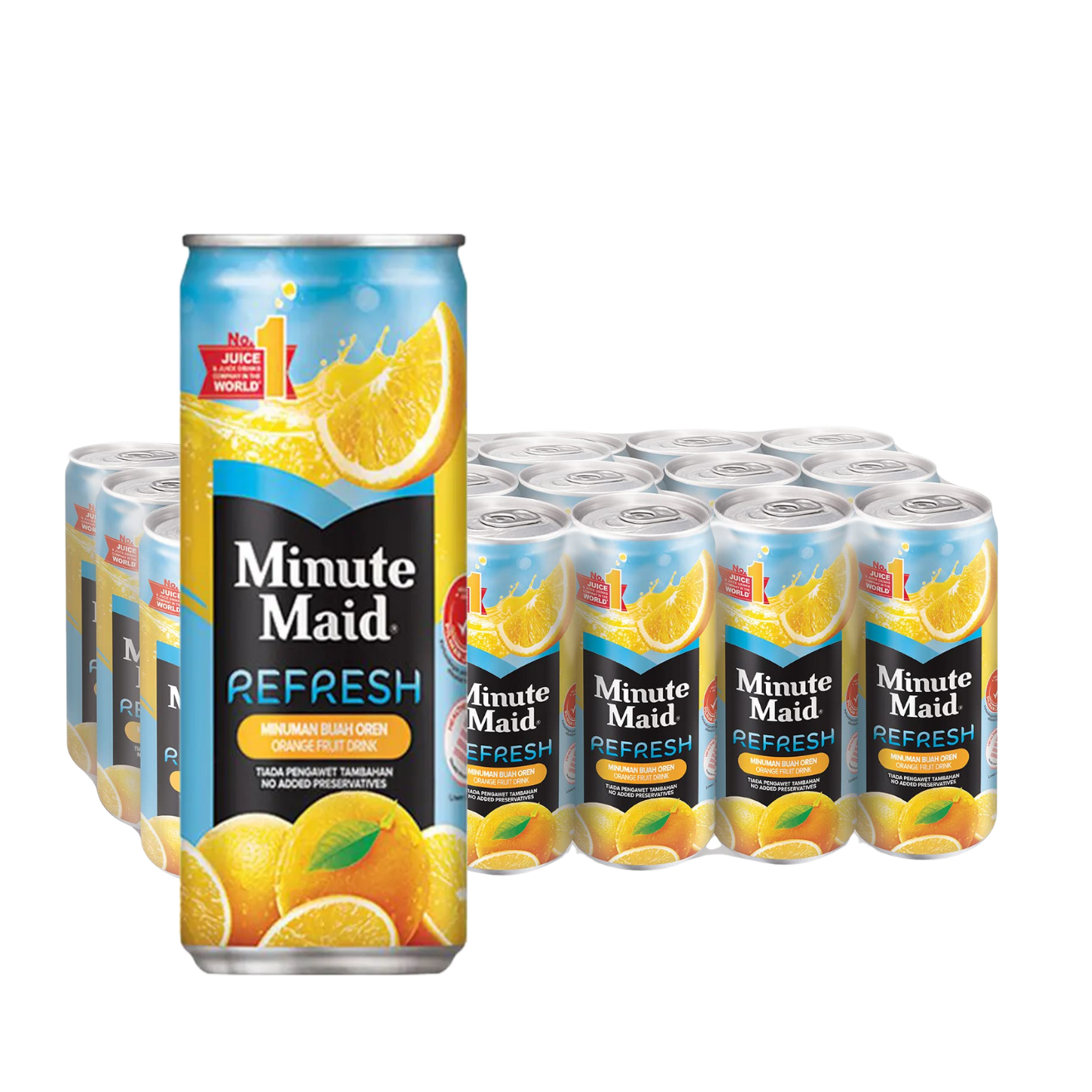 MINUTE MAID Refresh Orange 300ML X 24 (CAN)