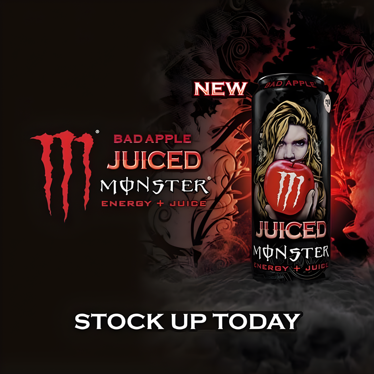 MONSTER ENERGY Bad Apple 500ML X 12 (CAN)