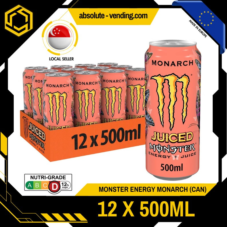 MONSTER ENERGY MONARCH 500ML X 12 (CAN)
