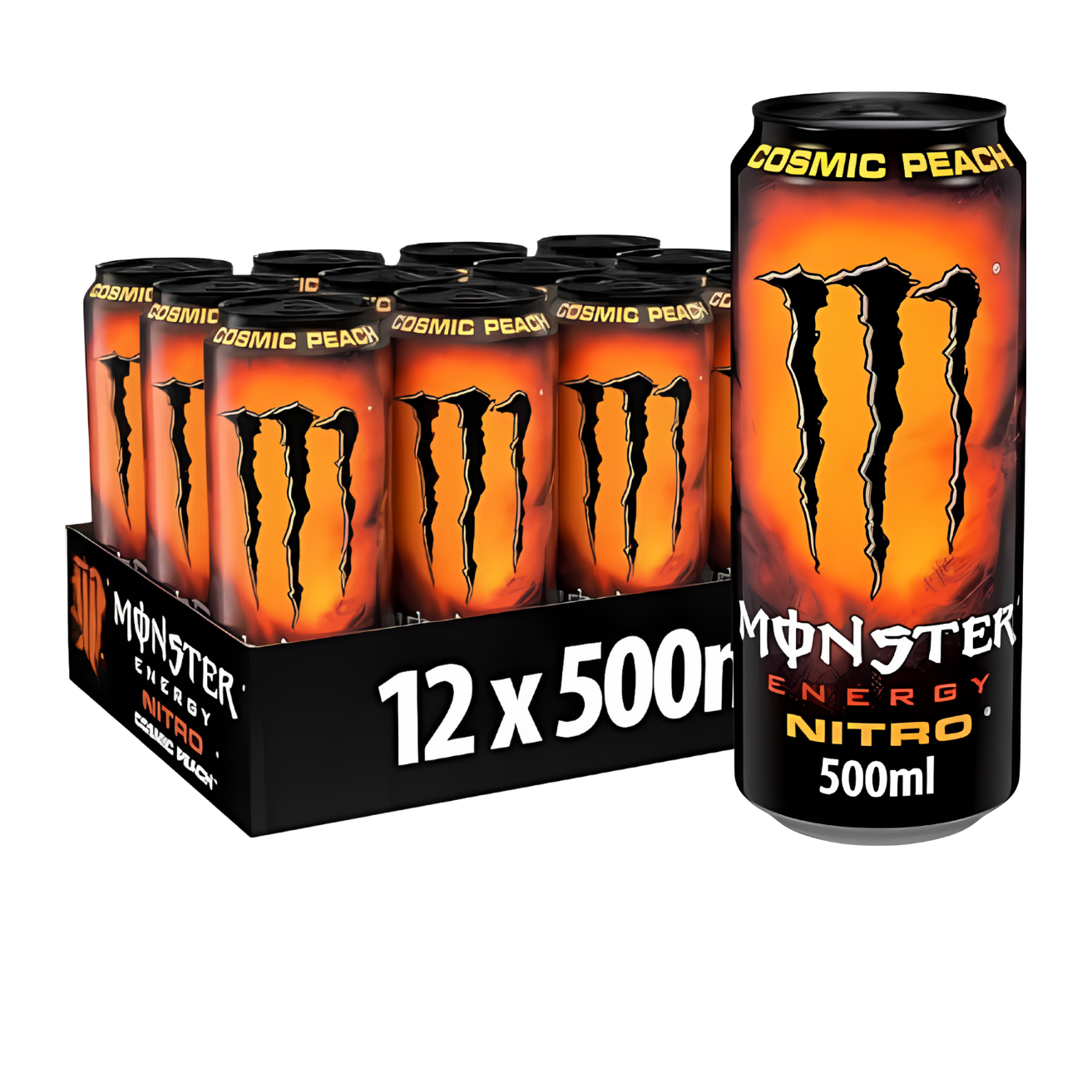 MONSTER ENERGY Nitro Cosmic Peach 500ML X 12 (CAN)