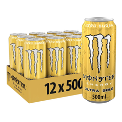 MONSTER ENERGY Ultra Gold 500ML X 12 (CAN)