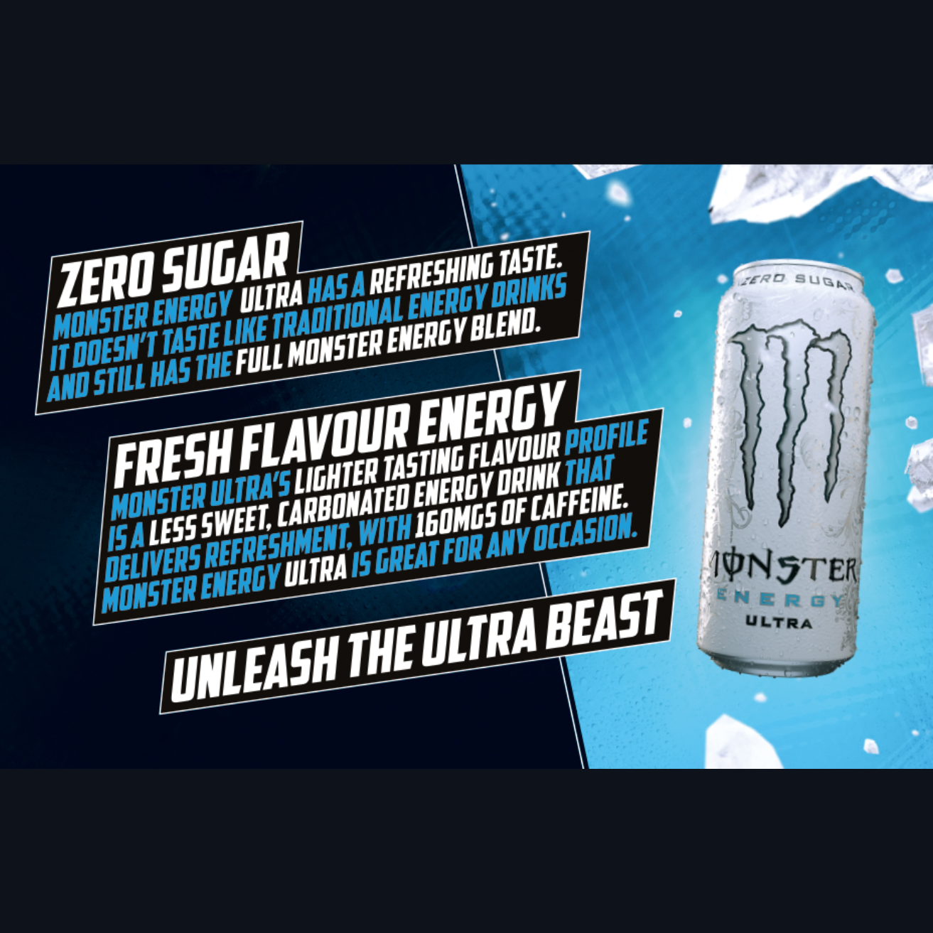 MONSTER ENERGY Ultra Zero 500ML X 12 (CAN)