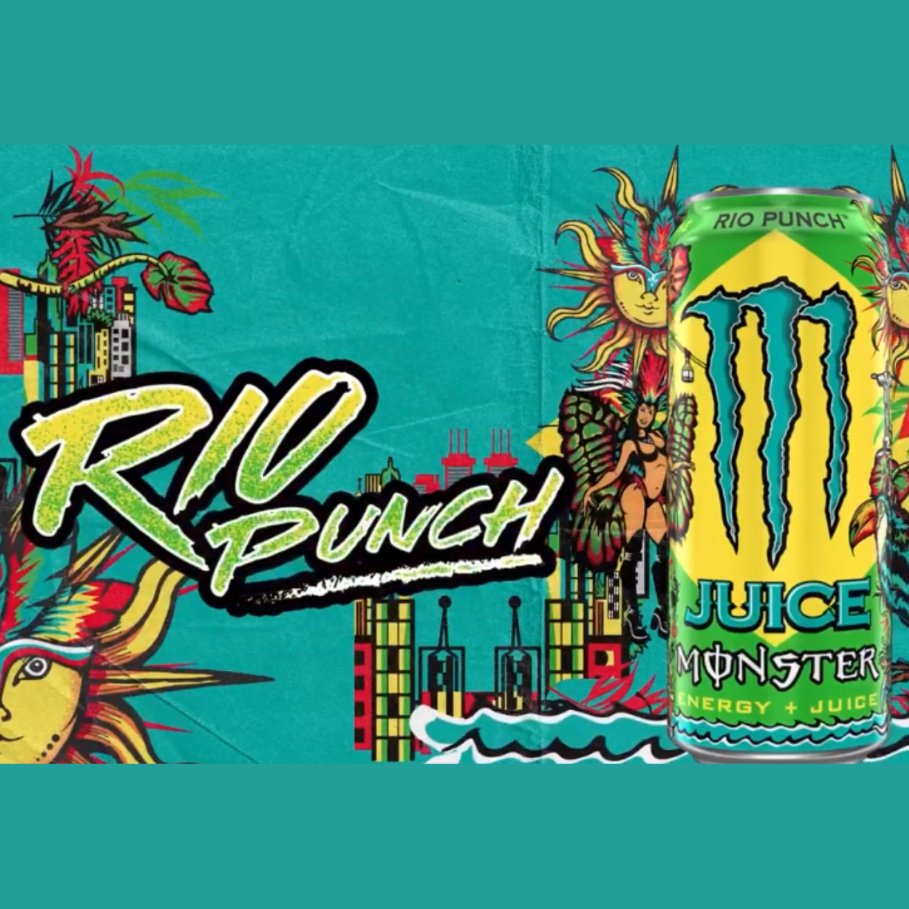 MONSTER ENERGY Rio Punch 500ML X 12 (CAN)