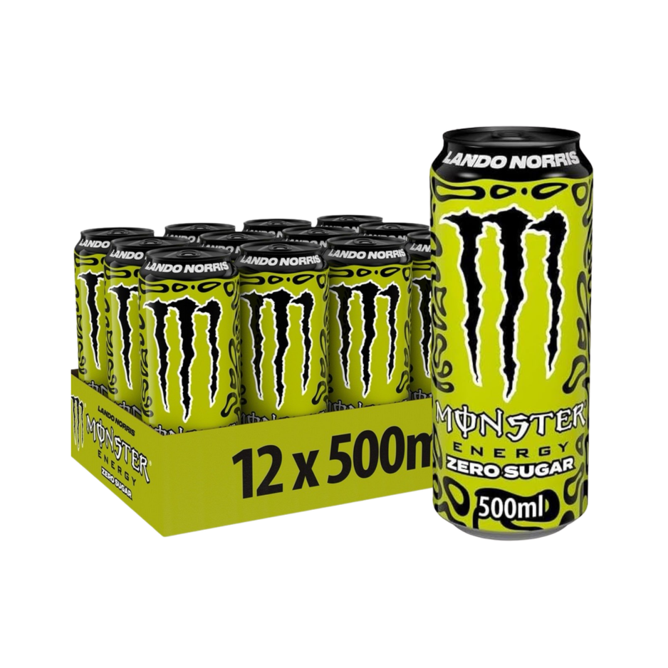 MONSTER ENERGY Lando Norris ZERO 500ML X 12 (CAN)