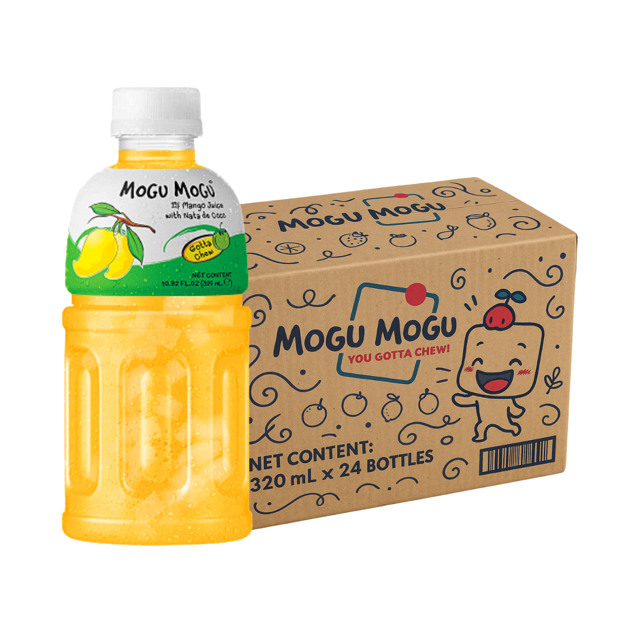 MOGU MOGU Mango 320ML X 24 (BOTTLE)