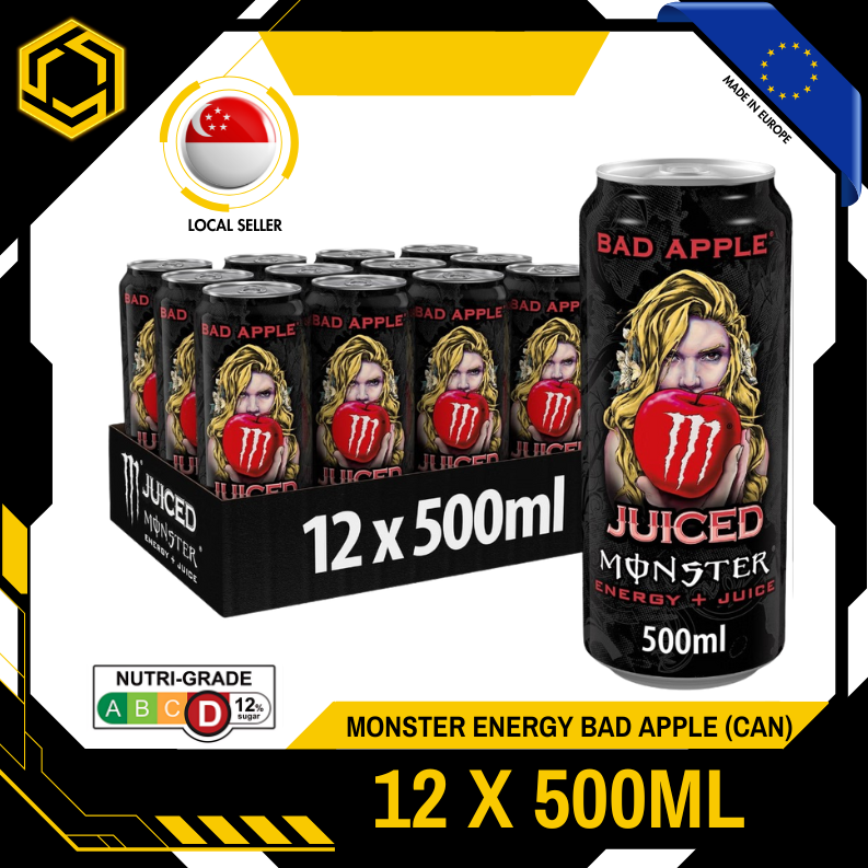 MONSTER Bad Apple 500ML X 12 (CAN)