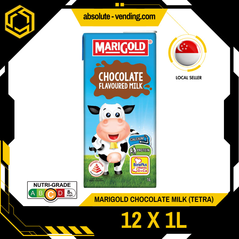 MARIGOLD UHT Chocolate Milk 1L X 12 (TETRA)