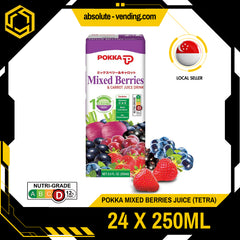 POKKA Mixed Berries Juice 250ML X 24 (TETRA)