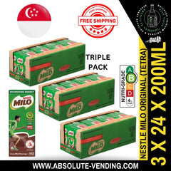 [TRIPLE BUNDLE] NESTLE Milo 200ML X 24 X 3 (TETRA)