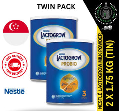 [TWIN PACK] NESTLE Lactogrow 3 1.75KG X 2 (TIN)