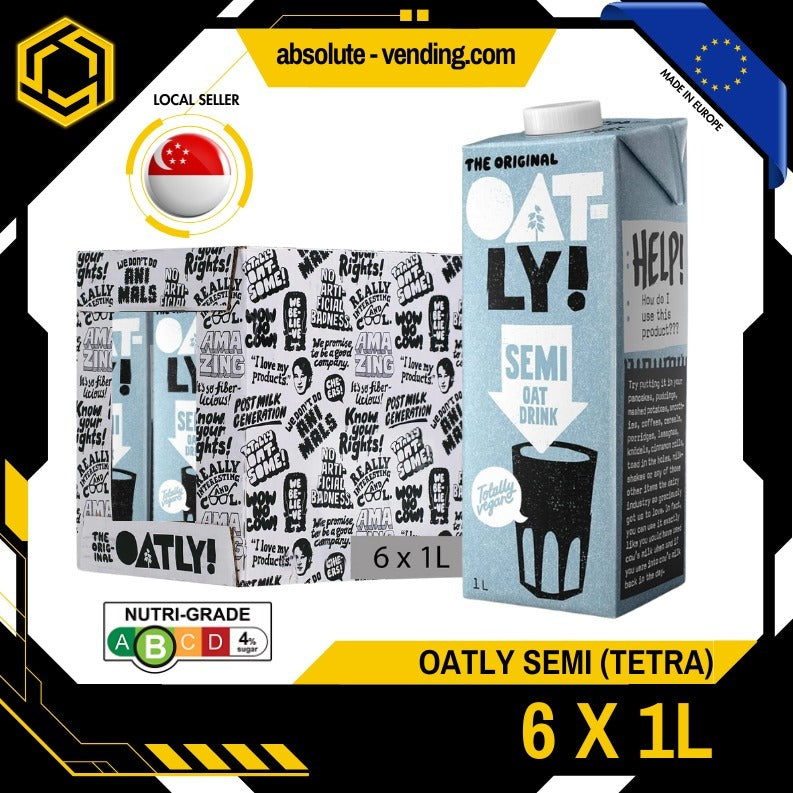 OATLY Enriched Semi Oat Milk 1L X 6 (TETRA) (New Stock)