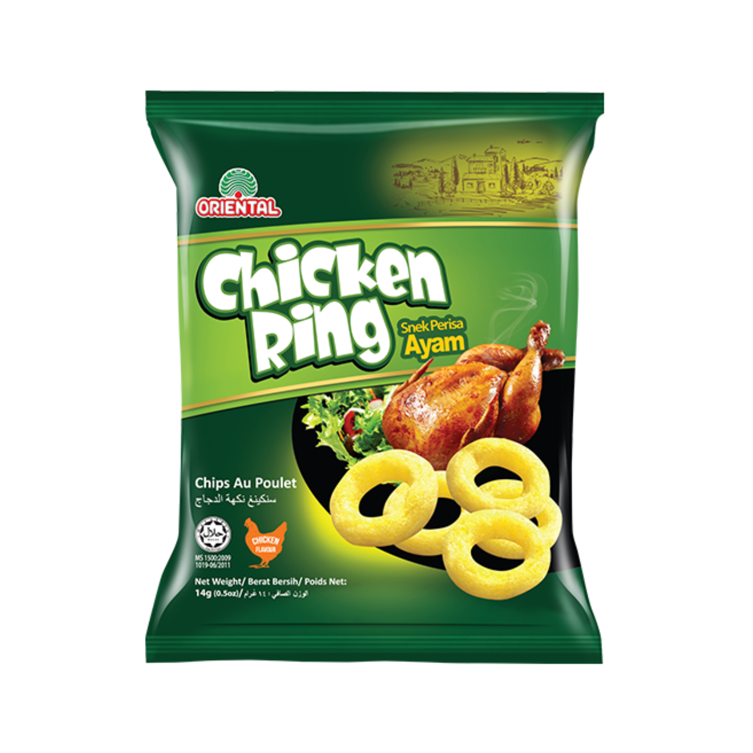 [CARTON] ORIENTAL Chicken Rings 10 X 30 X 14G (PACKETS)