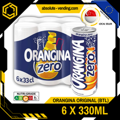 [SINGLE PACK] ORANGINA ZERO 330ML X 6 (CAN)