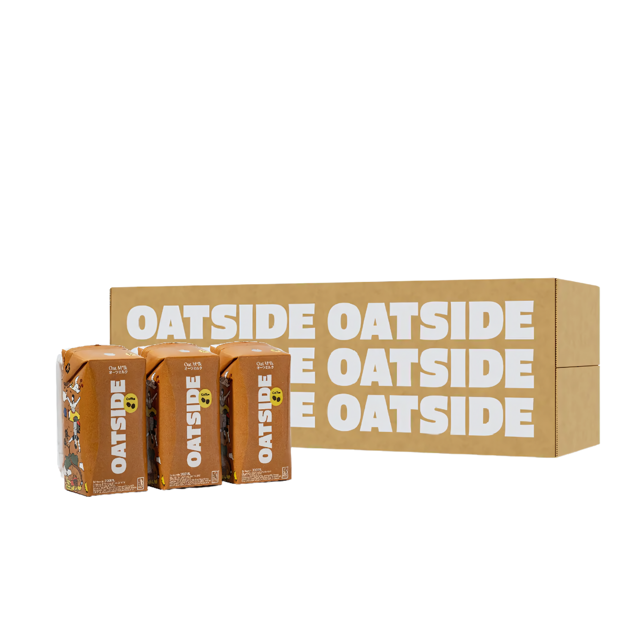 [STRAW] OATSIDE Coffee Latte 200ML X 24 (TETRA)