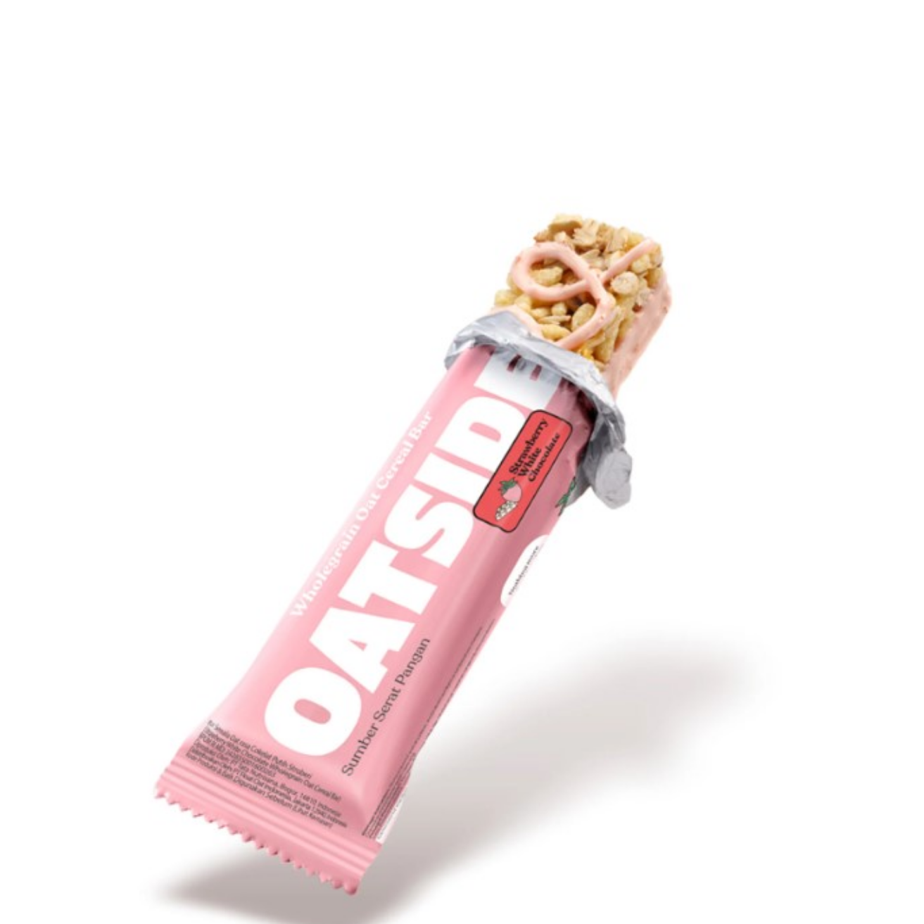 [CARTON] OATSIDE Strawberry Wholegrain Cereal Bar 6 Pack X 12 X 18G