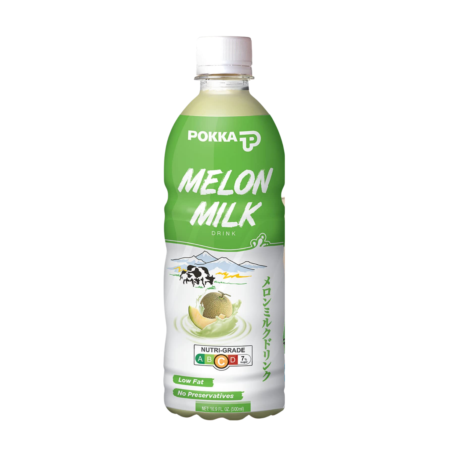 POKKA Melon Milk 500ML X 24 (BOTTLE)