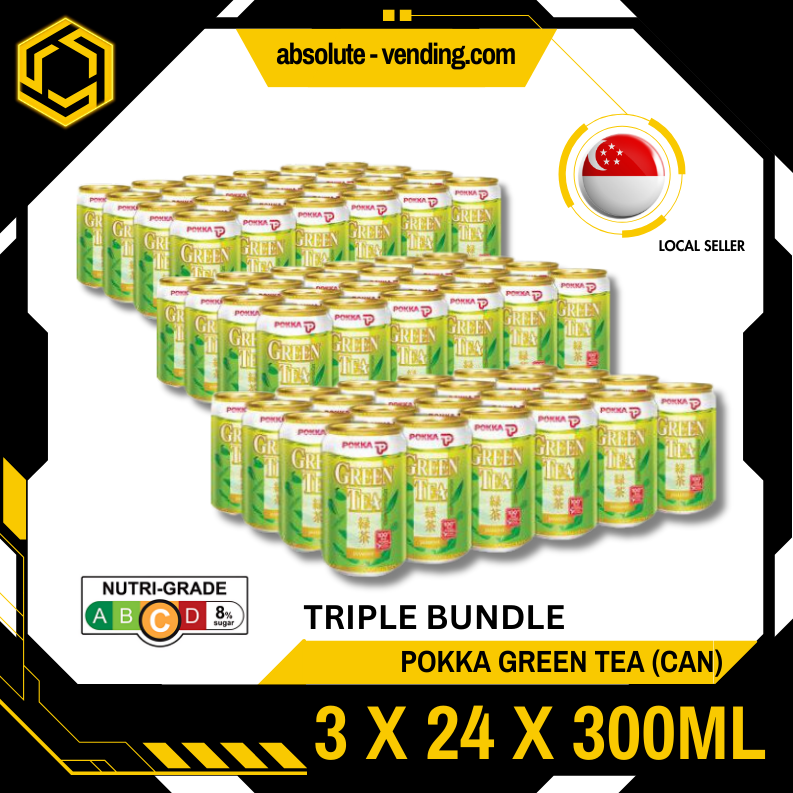 [TRIPLE BUNDLE] POKKA Jasmine Green Tea (CAN) 300ML X 24 X 3