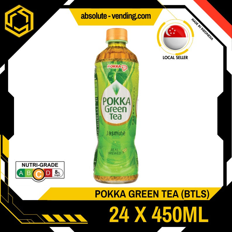 POKKA Green Tea 450ML X 24 (BOTTLE)