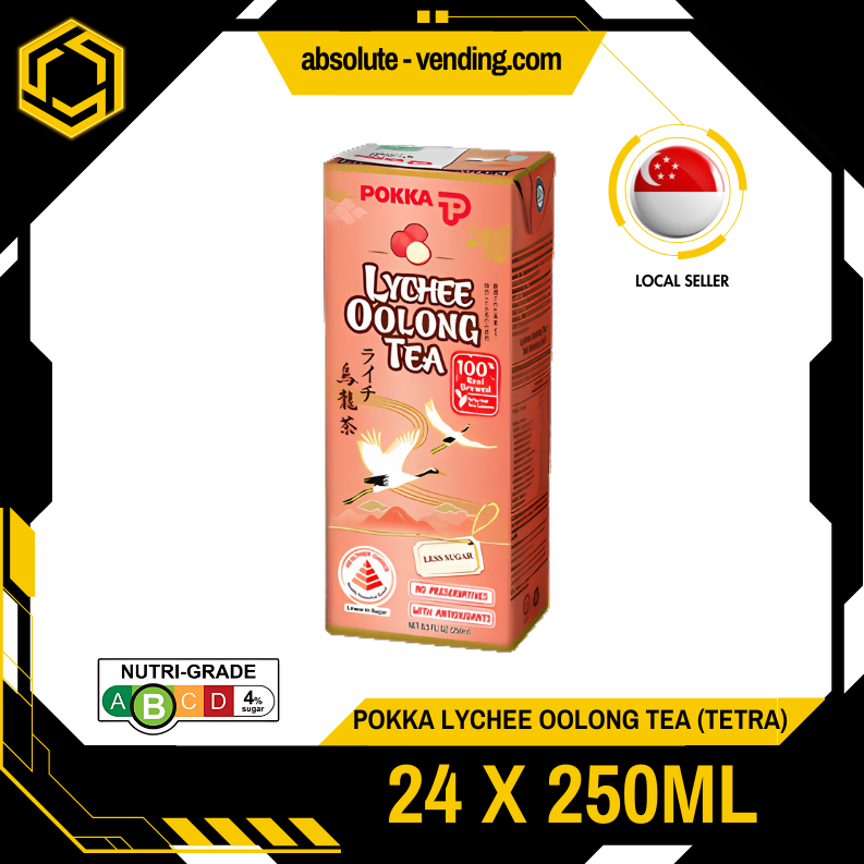 POKKA Lychee Oolong Tea 250ML X 24 (TETRA)